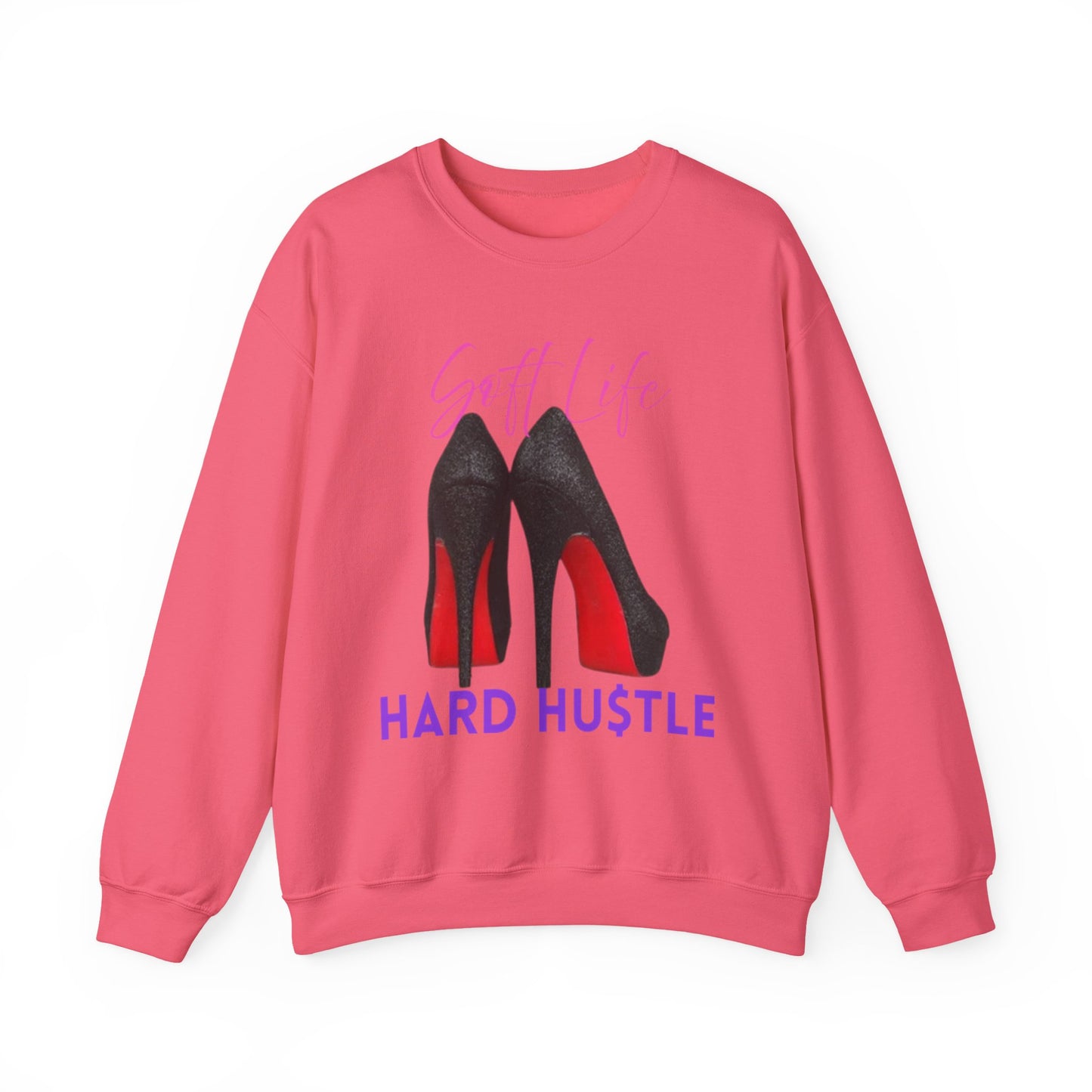 Soft Life Hustle Hard Sweatshirt, Chic Hustler Crewneck Sweatshirt - Soft Life, Hustle Vibes, Fashionable Gift for Entrepreneurs, Stylish Sweatshirt, Trendy Apparel, [...]