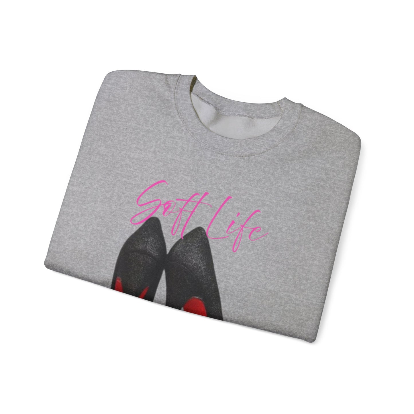 Soft Life Hustle Hard Sweatshirt, Chic Hustler Crewneck Sweatshirt - Soft Life, Hustle Vibes, Fashionable Gift for Entrepreneurs, Stylish Sweatshirt, Trendy Apparel, [...]