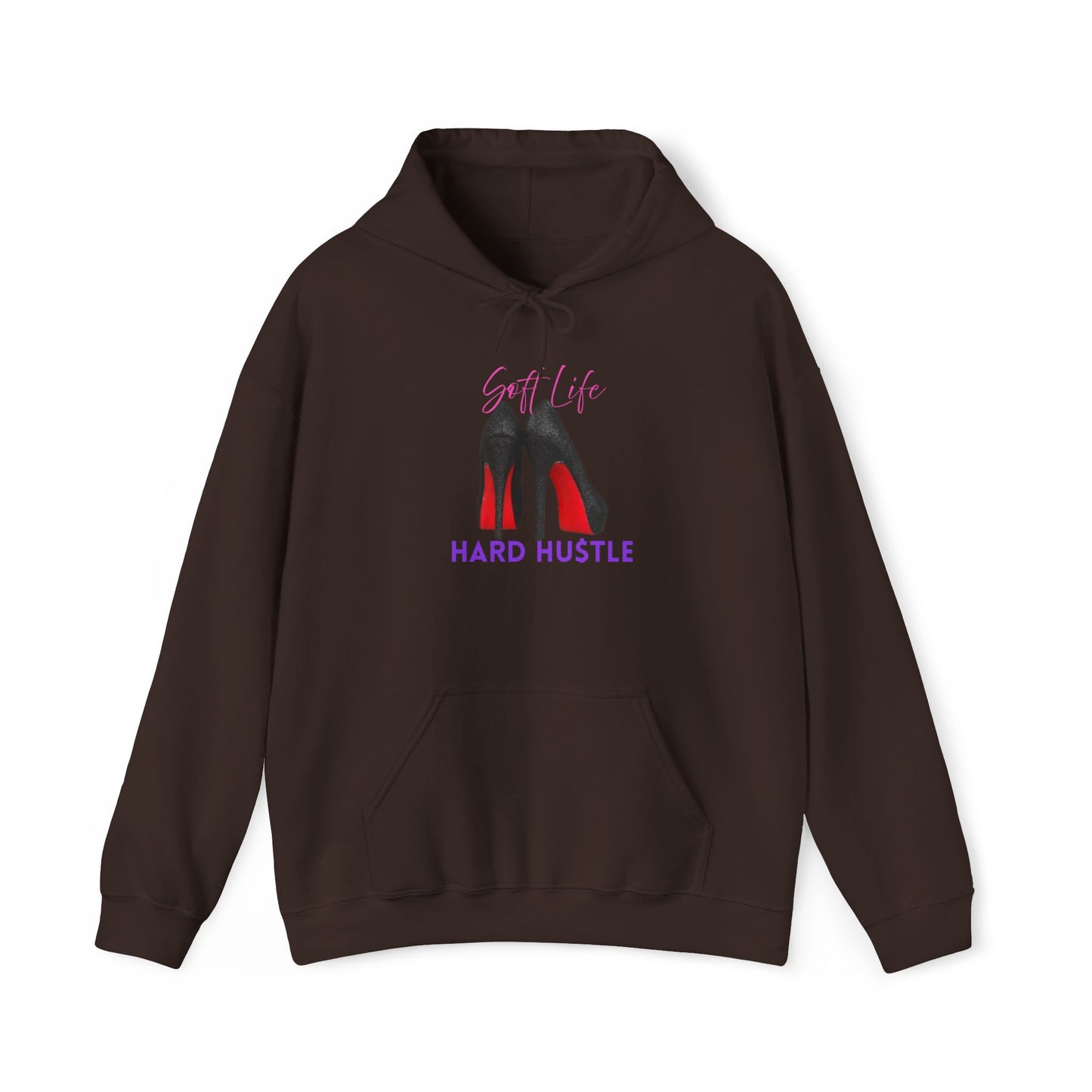 Soft Life Hustle Hard Hoodie, Unisex Heavy Blend Sweatshirt
