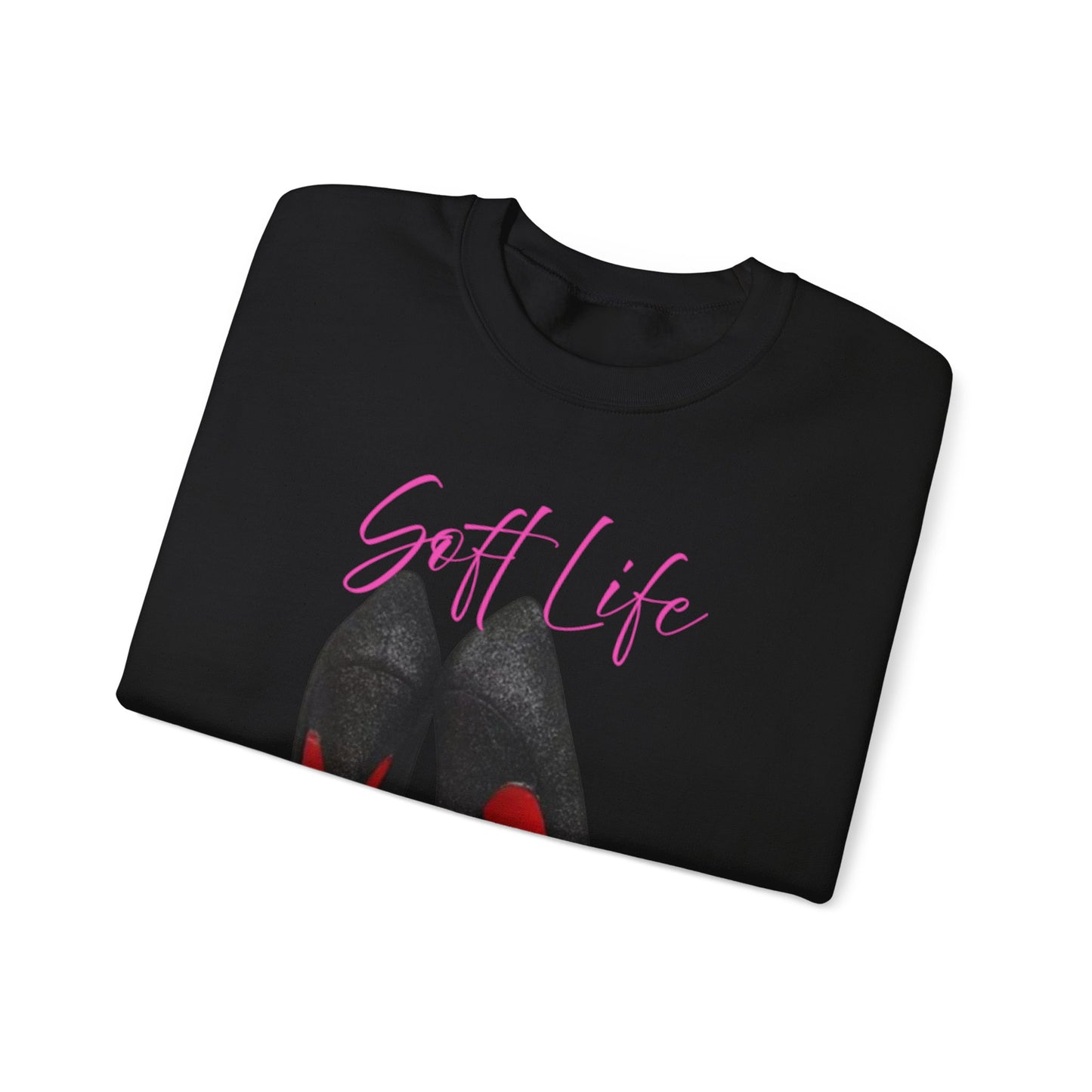 Soft Life Hustle Hard Sweatshirt, Chic Hustler Crewneck Sweatshirt - Soft Life, Hustle Vibes, Fashionable Gift for Entrepreneurs, Stylish Sweatshirt, Trendy Apparel, [...]
