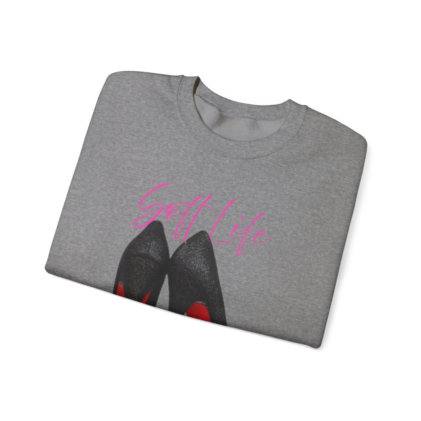 Soft Life Hustle Hard Sweatshirt, Chic Hustler Crewneck Sweatshirt - Soft Life, Hustle Vibes, Fashionable Gift for Entrepreneurs, Stylish Sweatshirt, Trendy Apparel, [...]