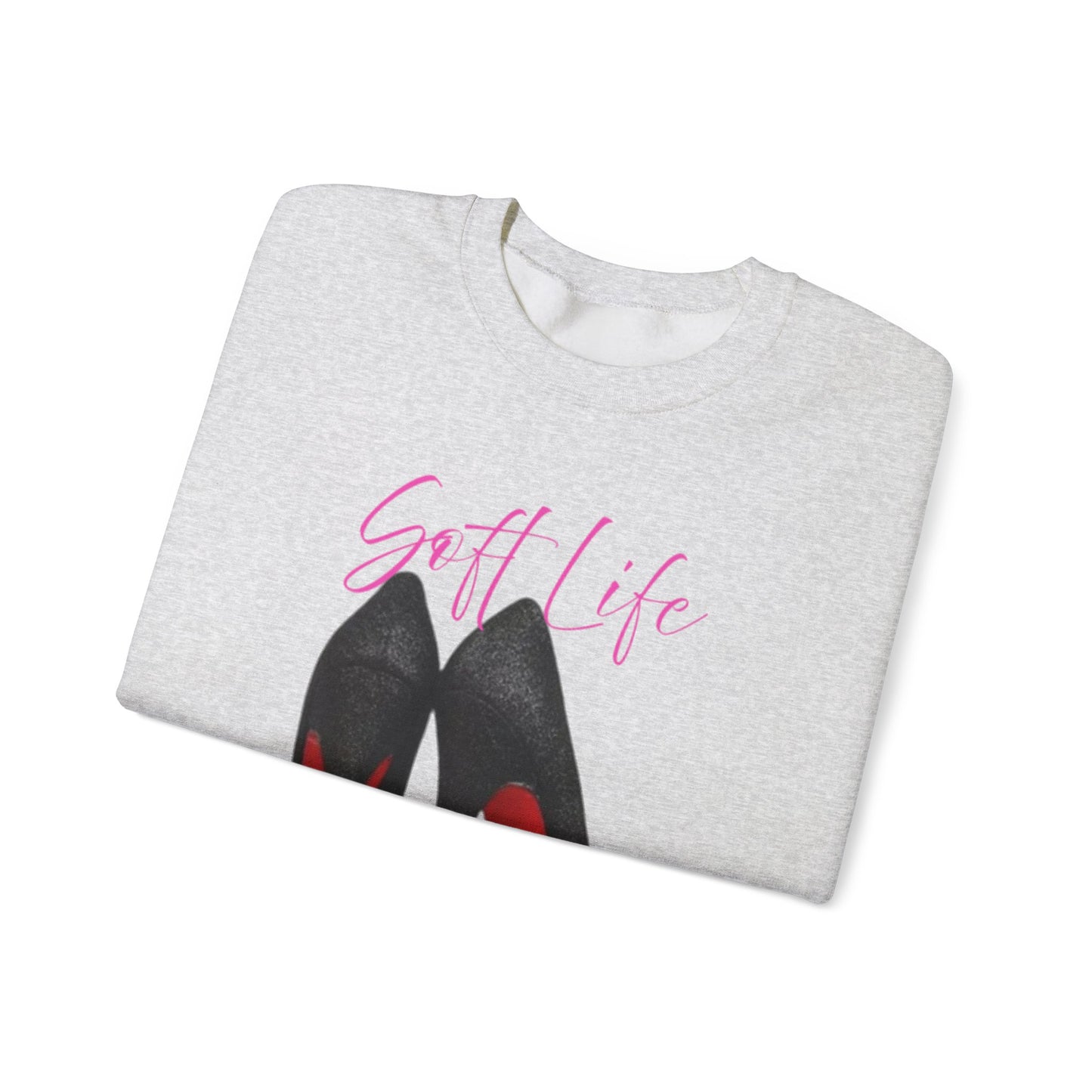 Soft Life Hustle Hard Sweatshirt, Chic Hustler Crewneck Sweatshirt - Soft Life, Hustle Vibes, Fashionable Gift for Entrepreneurs, Stylish Sweatshirt, Trendy Apparel, [...]