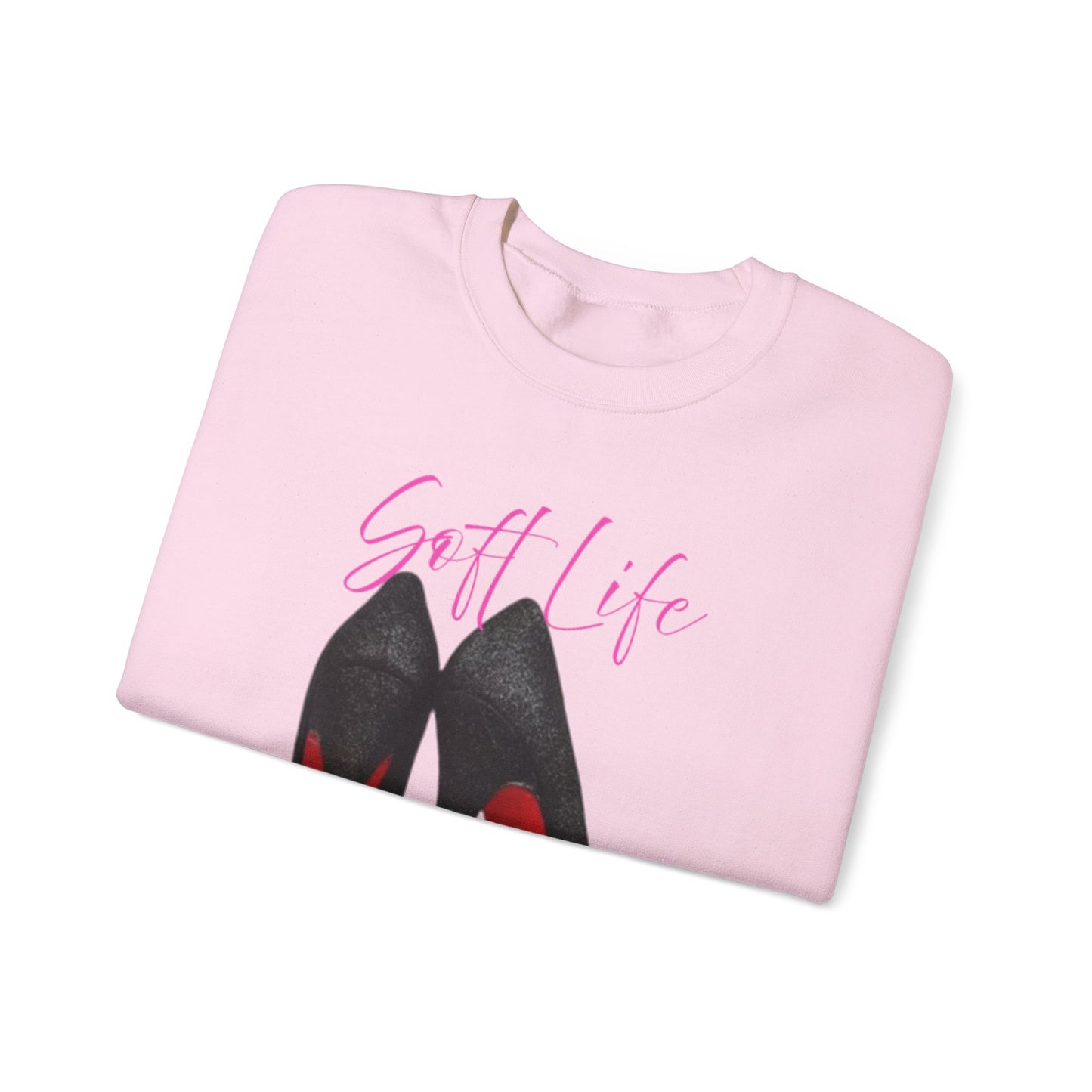 Soft Life Hustle Hard Sweatshirt, Chic Hustler Crewneck Sweatshirt - Soft Life, Hustle Vibes, Fashionable Gift for Entrepreneurs, Stylish Sweatshirt, Trendy Apparel, [...]