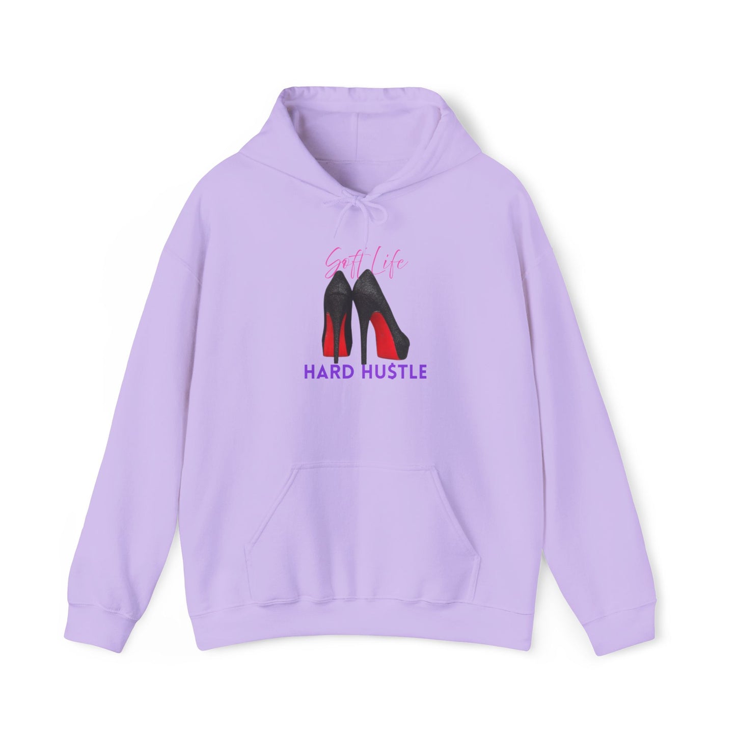 Soft Life Hustle Hard Hoodie, Unisex Heavy Blend Sweatshirt
