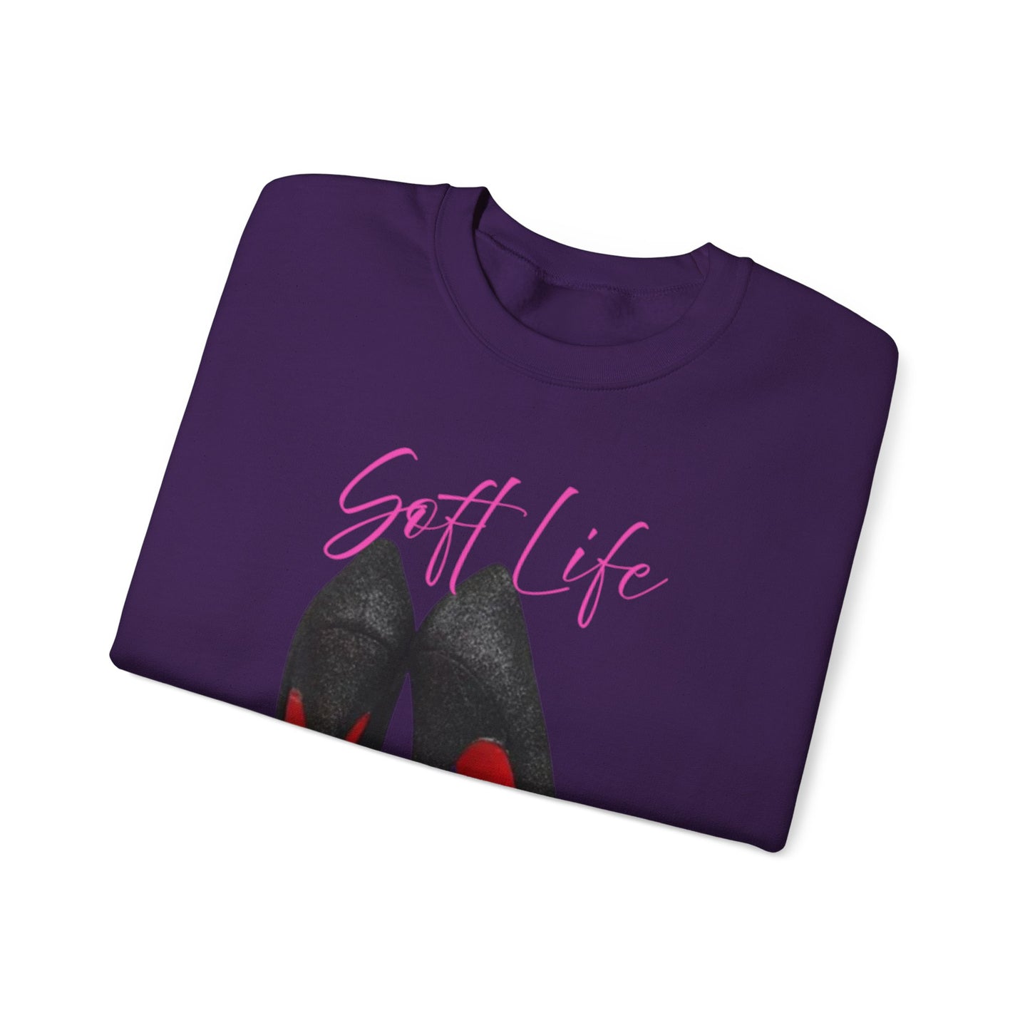 Soft Life Hustle Hard Sweatshirt, Chic Hustler Crewneck Sweatshirt - Soft Life, Hustle Vibes, Fashionable Gift for Entrepreneurs, Stylish Sweatshirt, Trendy Apparel, [...]