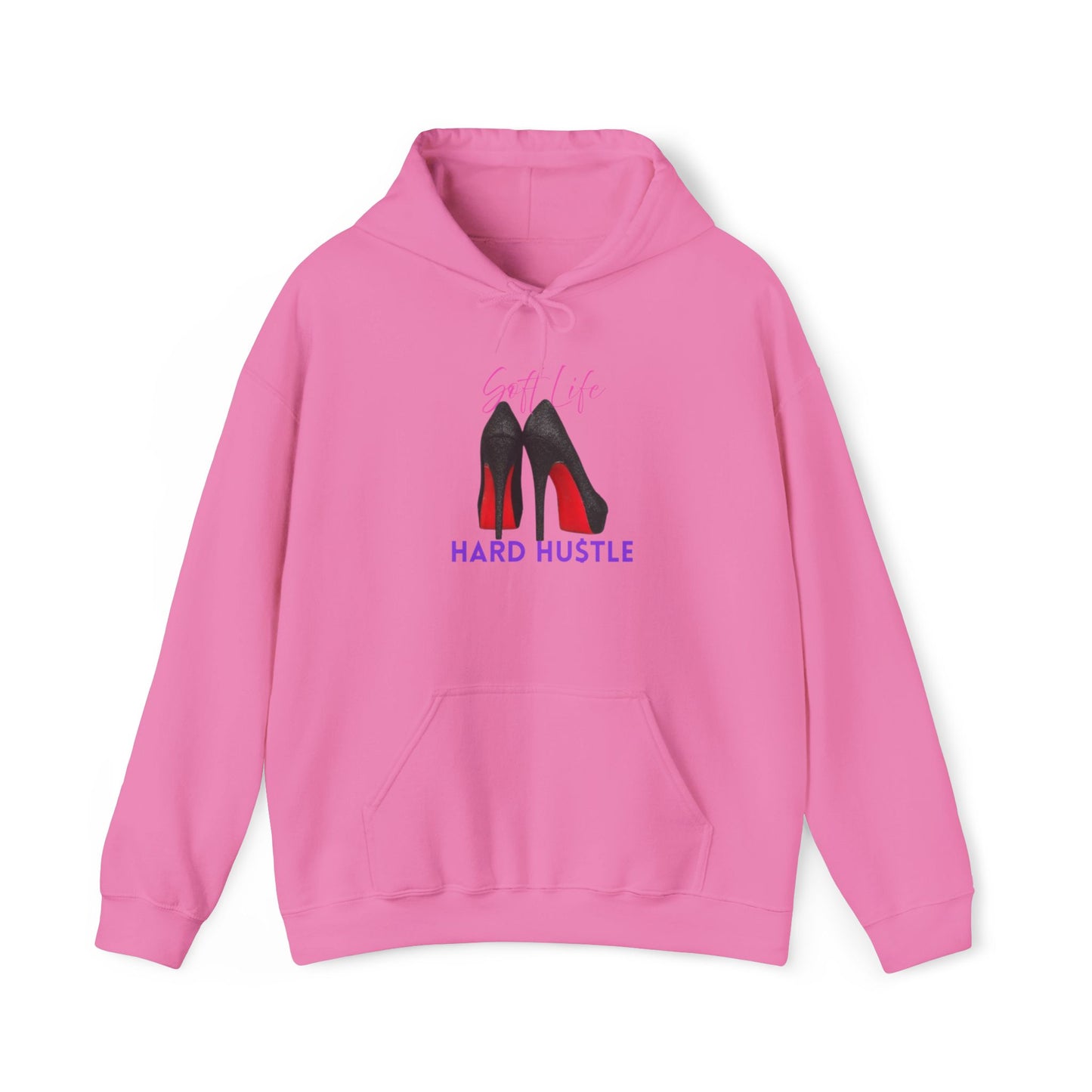 Soft Life Hustle Hard Hoodie, Unisex Heavy Blend Sweatshirt