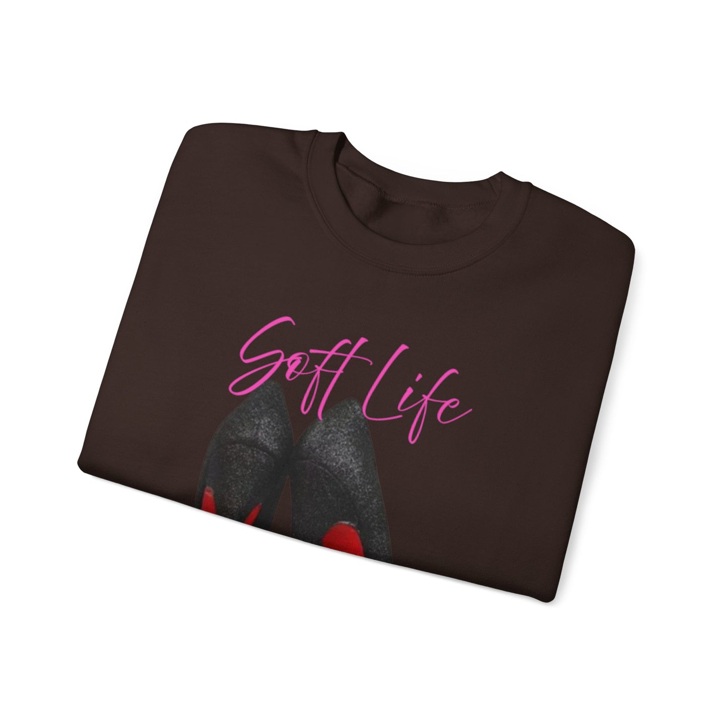 Soft Life Hustle Hard Sweatshirt, Chic Hustler Crewneck Sweatshirt - Soft Life, Hustle Vibes, Fashionable Gift for Entrepreneurs, Stylish Sweatshirt, Trendy Apparel, [...]