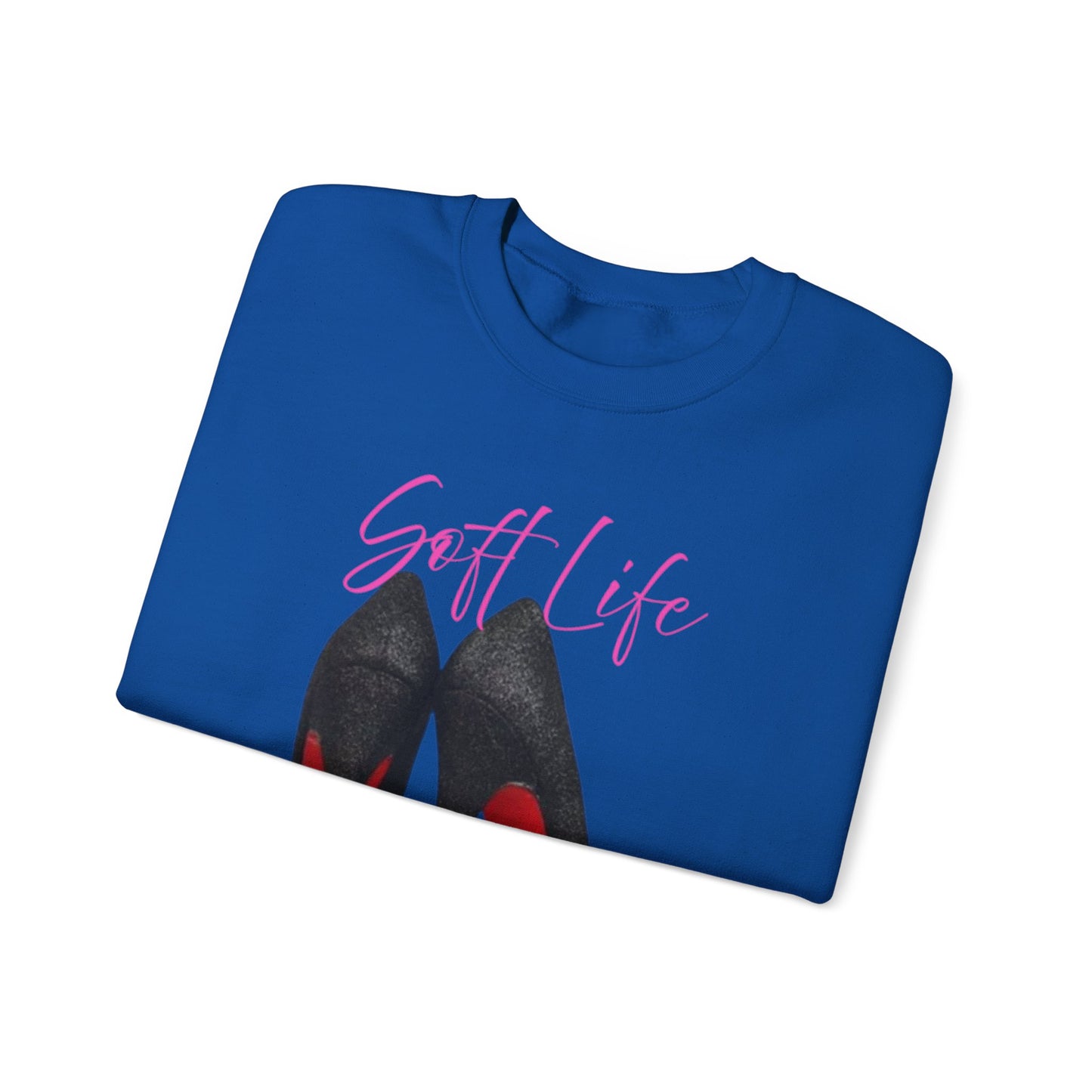 Soft Life Hustle Hard Sweatshirt, Chic Hustler Crewneck Sweatshirt - Soft Life, Hustle Vibes, Fashionable Gift for Entrepreneurs, Stylish Sweatshirt, Trendy Apparel, [...]