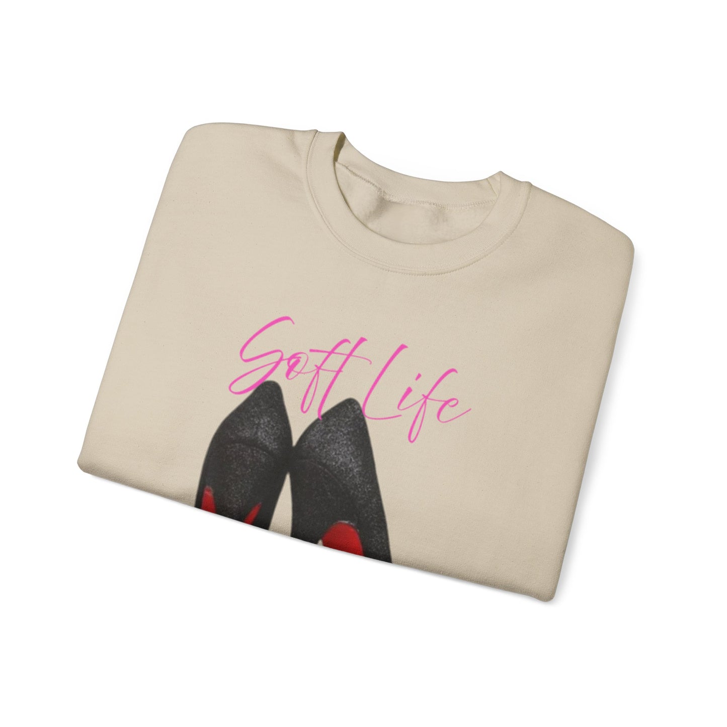 Soft Life Hustle Hard Sweatshirt, Chic Hustler Crewneck Sweatshirt - Soft Life, Hustle Vibes, Fashionable Gift for Entrepreneurs, Stylish Sweatshirt, Trendy Apparel, [...]