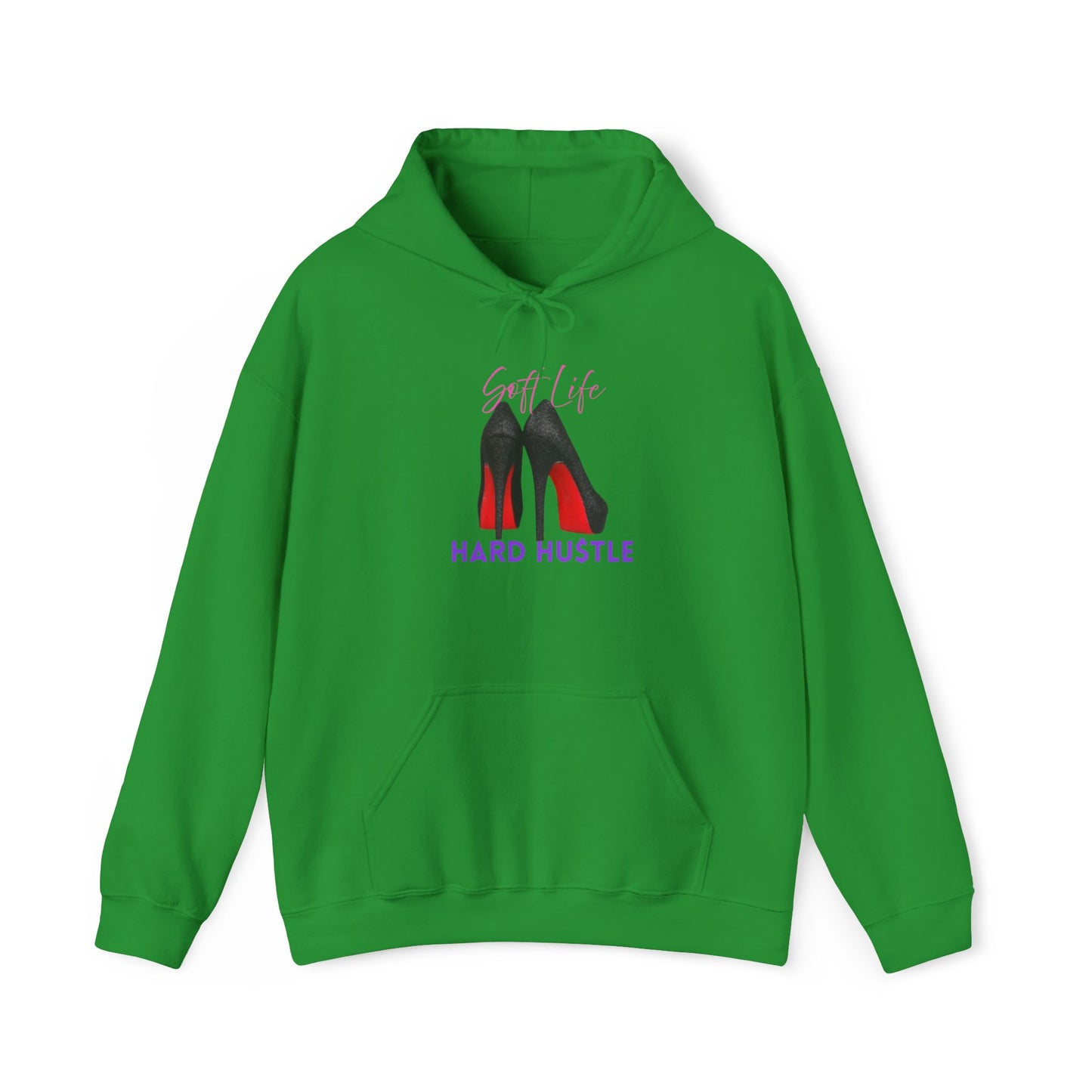 Soft Life Hustle Hard Hoodie, Unisex Heavy Blend Sweatshirt