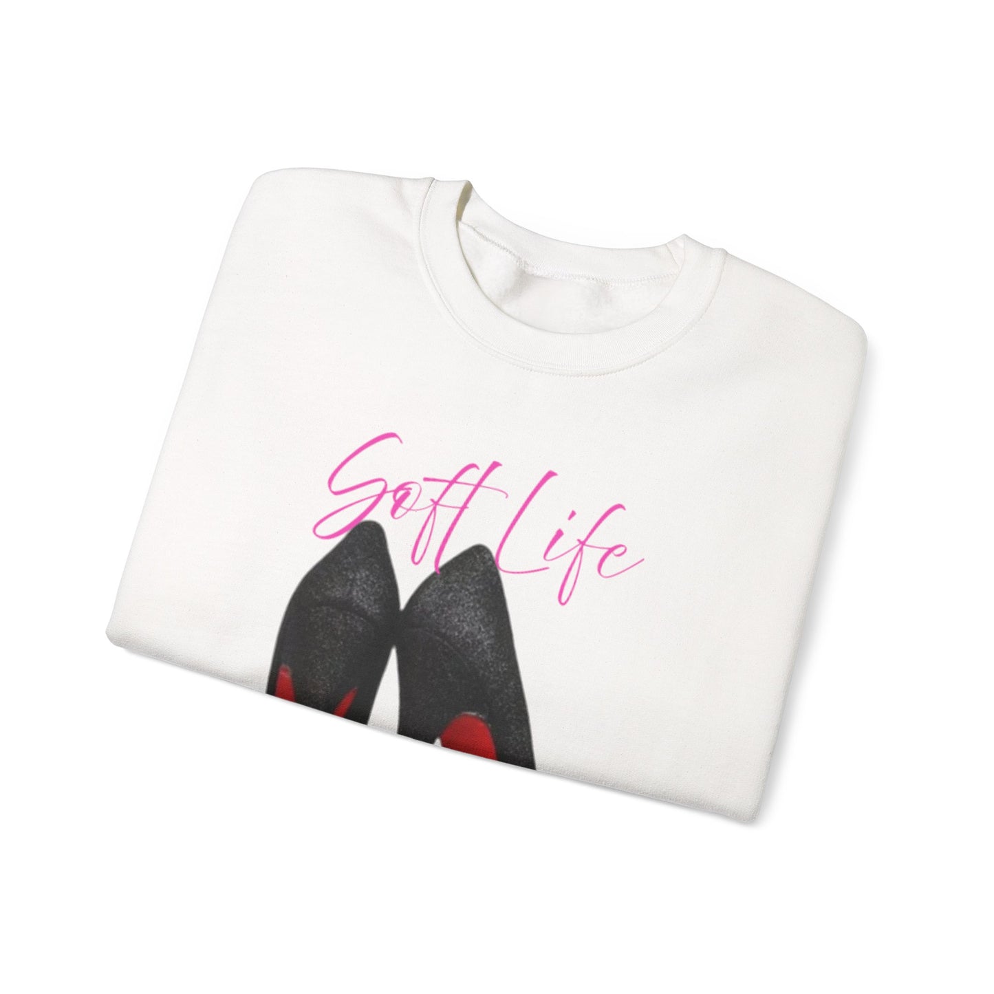 Soft Life Hustle Hard Sweatshirt, Chic Hustler Crewneck Sweatshirt - Soft Life, Hustle Vibes, Fashionable Gift for Entrepreneurs, Stylish Sweatshirt, Trendy Apparel, [...]
